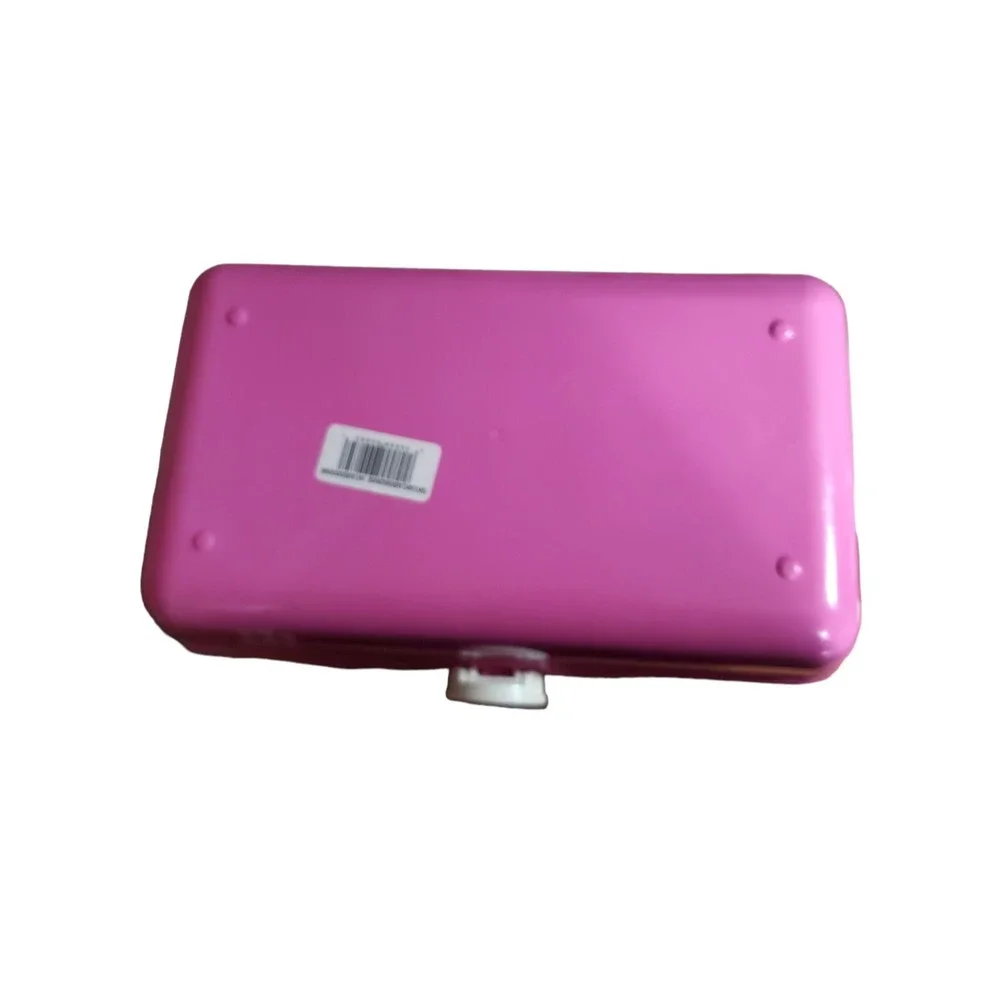Caboodles Box Makeup Case Pink Swirl Two Tier w/ Mirror Plano Model 5626